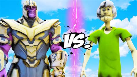 THANOS VS SHAGGY (Scooby Doo) .